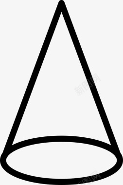 几何元素圆锥绘图窗体图标图标