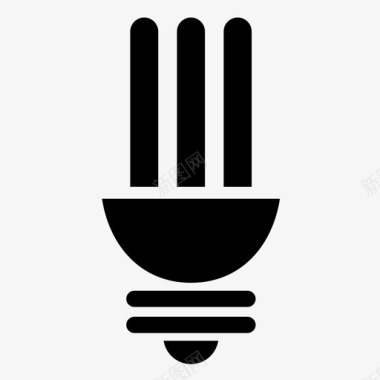 灯泡节能器节能灯泡图标图标