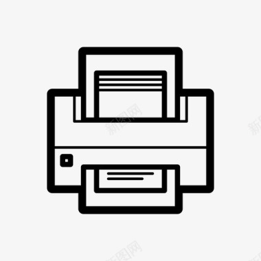 打印机电子产品移动银行图标图标