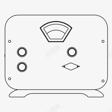 电台收视率收音机音乐调谐器电台图标图标