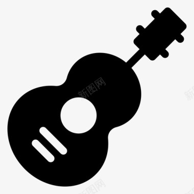 吉他电乐器图标图标