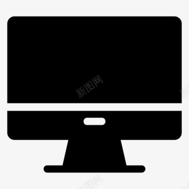 电脑显示器全屏图标图标