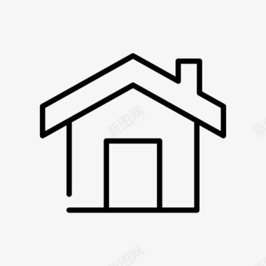 房子家建筑物房子图标图标