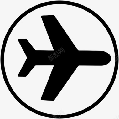 飞机国外飞图标图标