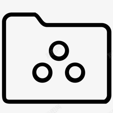 钉装本钉盘-共享文件图标