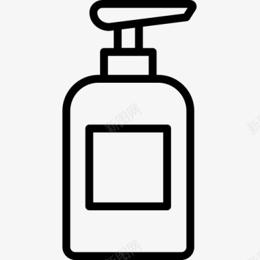 沐浴露浴室瓶子图标图标