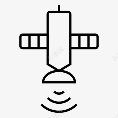 通讯天线地球图标图标