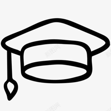 帽子毕业高中图标图标