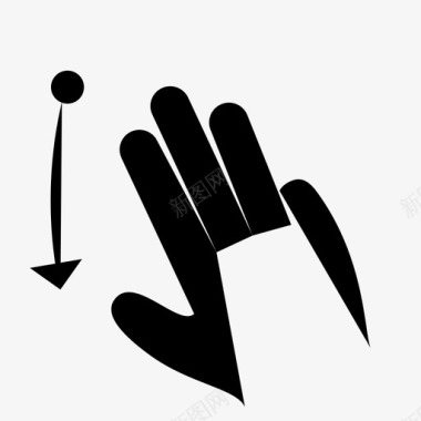 gesture_2f-swipe-down-51图标