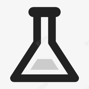 观察化学管检查实验室图标图标