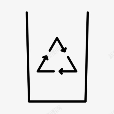 回收箱环保绿色能源图标图标