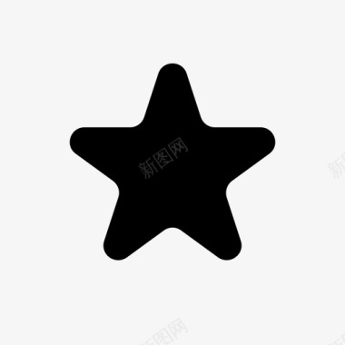 星星漂浮物星星一颗星图标图标