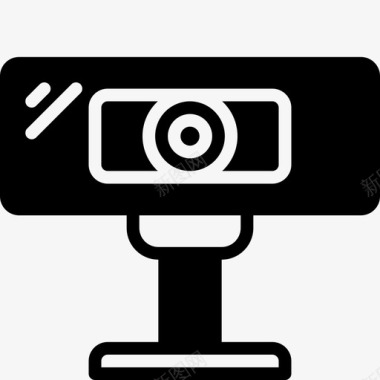 网络摄像头摄像头电脑图标图标