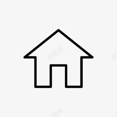 简约房子家房子图标图标