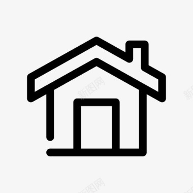 房子家建筑物房子图标图标