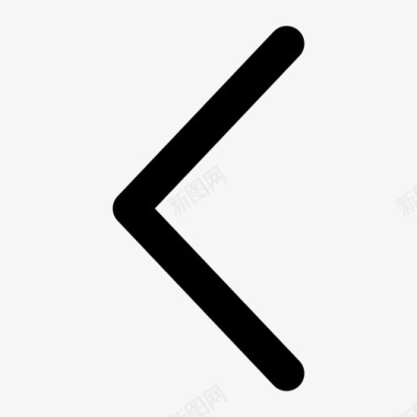 向左旋转箭头向左图标