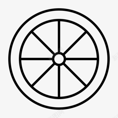 车轮自行车齿轮图标图标