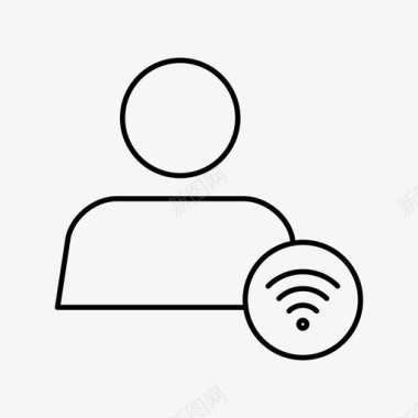 无线用户帐户internet连接图标图标