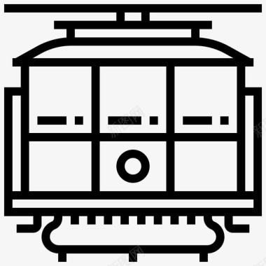 车辆电缆汽车图标图标