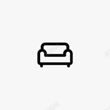 沙发舒适客厅图标图标