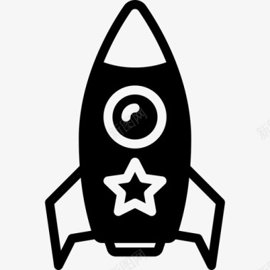 儿童素材玩具火箭儿童飞船图标图标