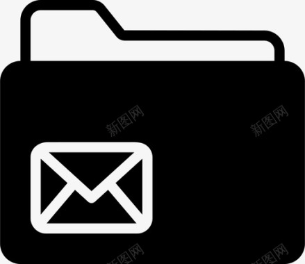 邮件夹信封信件图标图标