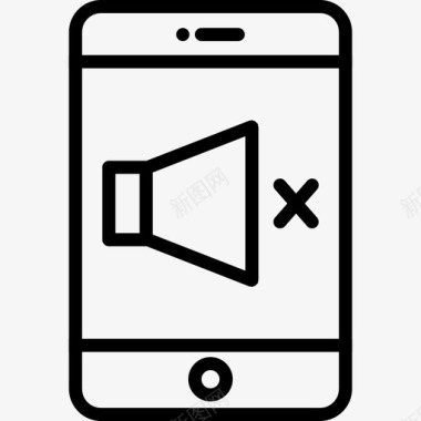 关闭图标扬声器关闭音频关闭移动图标图标