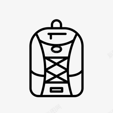 背包旅行背包包户外图标图标
