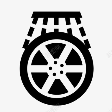 轮毂清洁套装图标