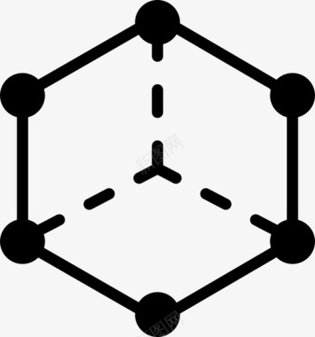 不规则几何六边形绘图窗体图标图标