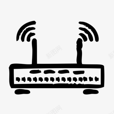 万维网路由器计算机互联网图标图标