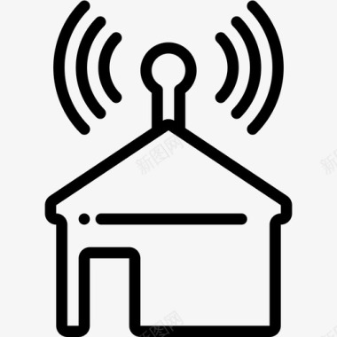 WIFI信号格家庭连接连接信号图标图标
