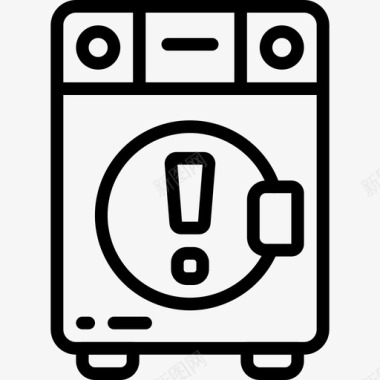 洗衣机洗衣机警报电器警报图标图标