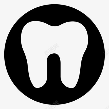 牙科标志健康标志图标图标