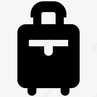 旅行包行李单旅行图标图标