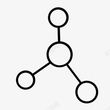 原子示意图分子科学原子图标图标