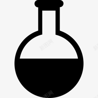 实验室烧瓶烧瓶烧杯化学图标图标