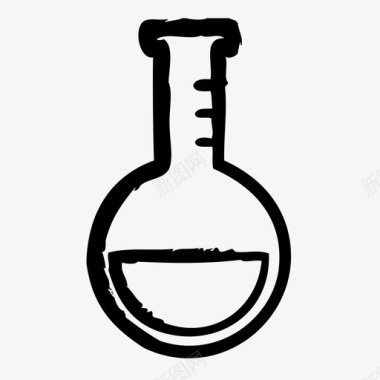 实验与科学烧瓶教育实验图标图标