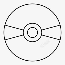 蓝光机光碟蓝光碟cd图标高清图片