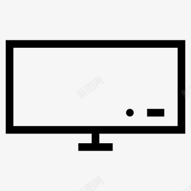 电视监视器屏幕图标图标