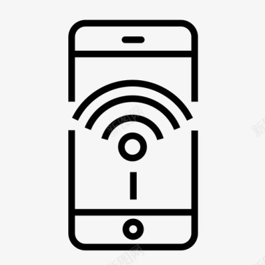 移动互联网移动wifi手机互联网图标图标