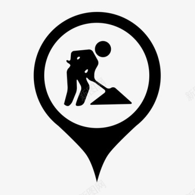 道路施工标志icon_shigong_map图标