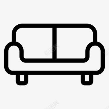 家具和家居沙发家具家居图标图标