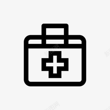 急救箱医疗箱工具图标图标