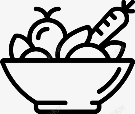 水煮蔬菜烹饪饮料图标图标