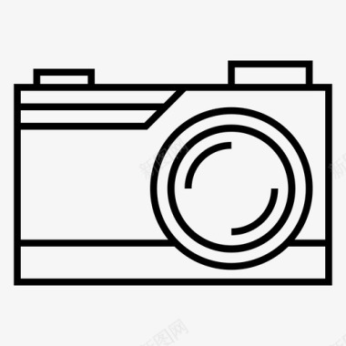 数码相机照片旅行图标图标