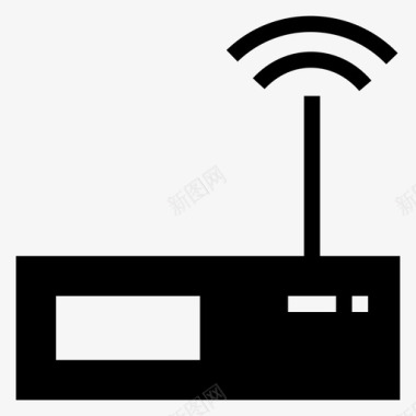 WIFI信号格wifi路由器连接互联网图标图标