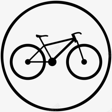 折叠式自行车自行车山地自行车图标图标
