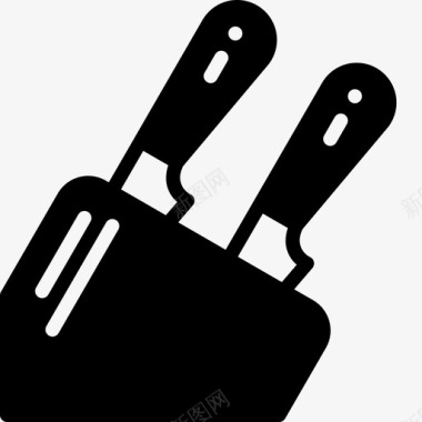 刀架刀片厨房图标图标