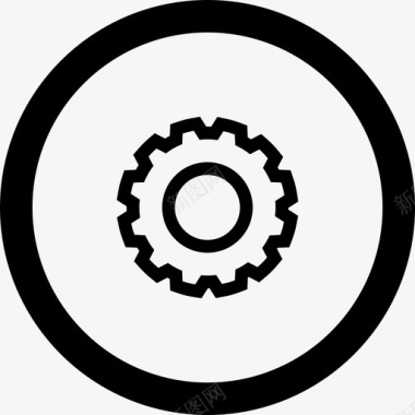 设置齿轮圆圈中的图标2图标